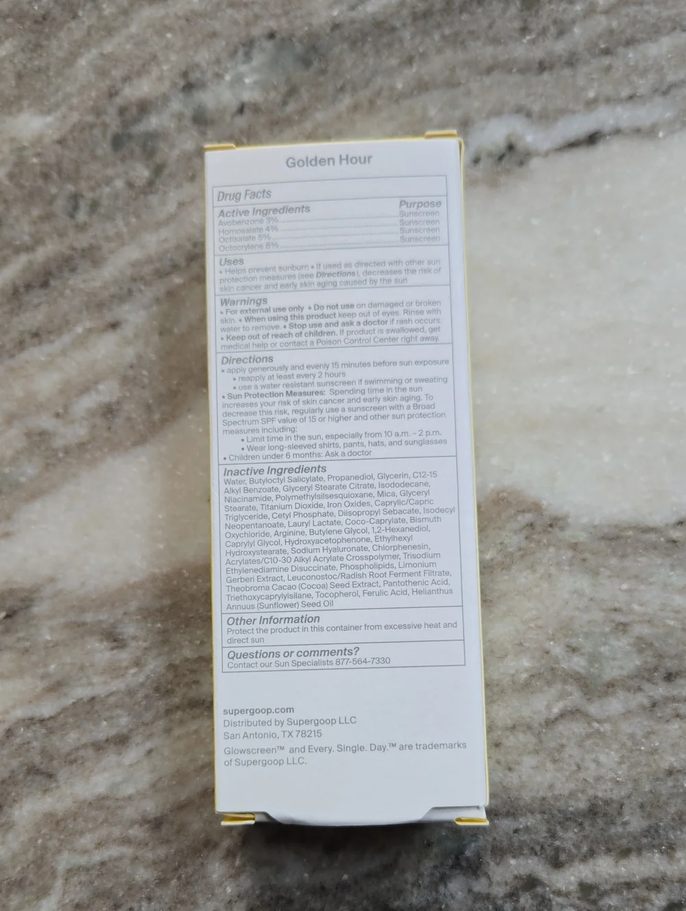 Supergoop! Glow Screen Golden Hour SPF 40 Sunscreen